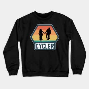 cyclers outdoors Crewneck Sweatshirt